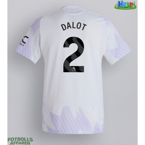 Manchester United Diogo Dalot #2 Bortatröja 2025-26 Kortärmad
